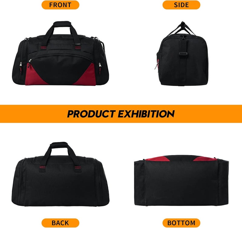 uarition Store Mens Gym Bag, 55L Large Sports Duffle Bags, Workout Bags Lightweight - Image 2